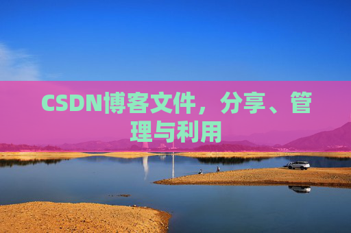 CSDN博客文件，分享、管理与利用
